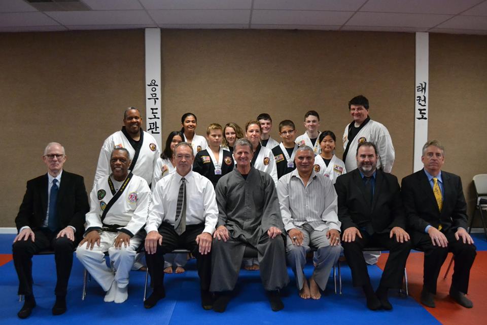 Black Belt Examination participants and honorable Masters